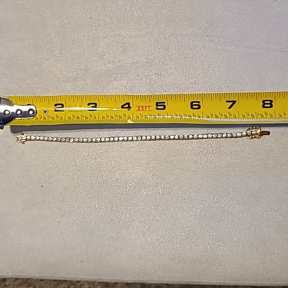 SPARKLE ALLURE WOMENS FINE SILVER PLATED FASHION JEWELRY TENNIS BRACELET - Picture 4 of 10